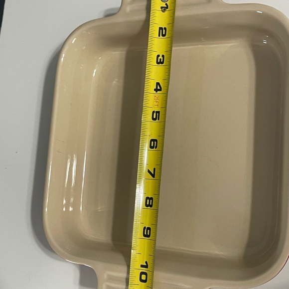 Red Le Creuset Stoneware 9”x9” Square Baking Dish - Picture 5 of 7